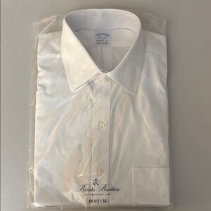 Brooks Brothers Men's White Dress Shirt